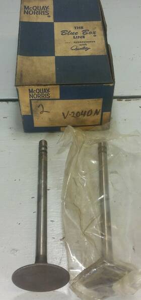 Mcquay-norris V2040n 2 New Exhaust Valves Vintage