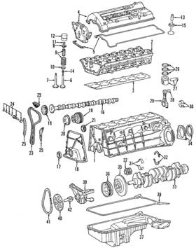Mercedes-benz 111-050-12-27-80 Genuine Mercedes-benz Exhaust Valve