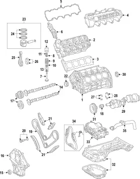 1560500427 Mercedes-benz Genuine Engine Exhaust Valve