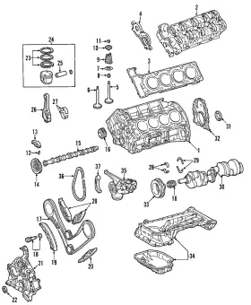 2720530501 Mercedes-benz Genuine Engine Intake Valve
