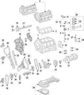 276-050-40-00 Mercedes-benz Genuine Engine Exhaust Valve