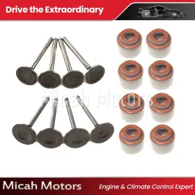 Micahev0102vs01 Micah Motors Intake Exhaust Valves With Seals For 81-95 Toyota Pickup 4runner 2.4l Sohc 22r