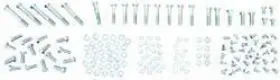 Ak108b Midwest Acorn Nut Co Chevrolet Small Block Engine Bolt Set For Steel Valve Covers Polished