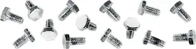 Ak130a Midwest Acorn Nut Co 1965-90 Chevrolet Big Block Valve Cover Bolt Set Or Steel Covers Chrome