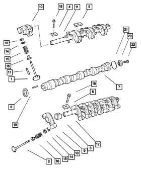 04648615 Mopar Genuine Intake Valve 4648615