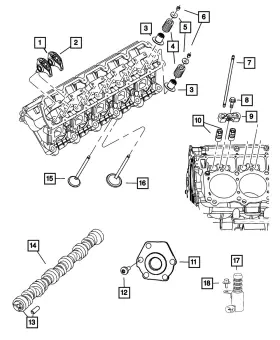 05037718aa Mopar Genuine Intake Valve 5037718aa