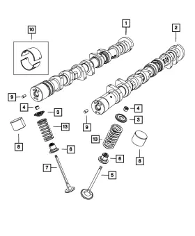 05047069ab Mopar Genuine Engine Exhaust Valve