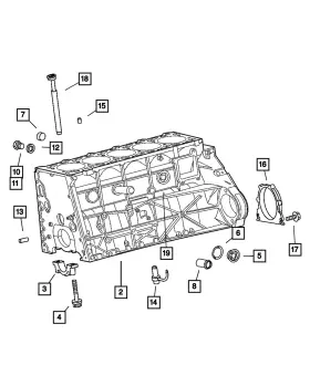 05073895aa Mopar Genuine Piston Oil Cooler Jet 5073895aa