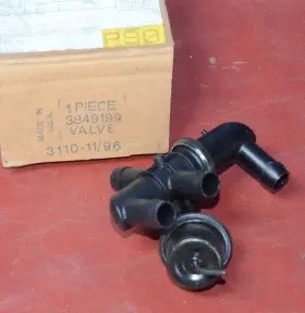 3849199 Mopar Nos 1984-96 Dodge Chrysler Jeep Heater Water Valve 2.2 2.5 Engine