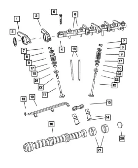 4781588ac Mopar New Genuine Spring Valve Oe