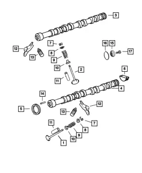 4884691aa Mopar Genuine Intake Valve