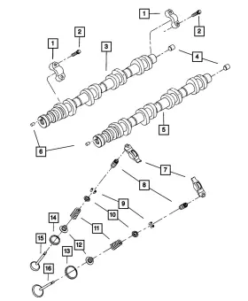 53020748 Mopar Genuine Exhaust Valve