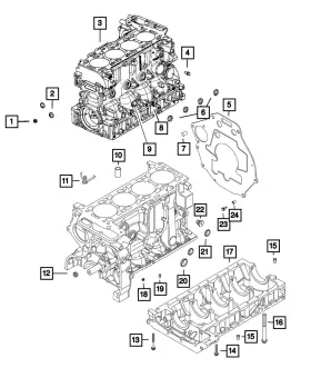 68133413aa Mopar Genuine Piston Oil Cooler Jet