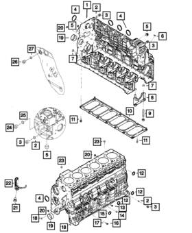 Mopar 68210131aa Genuine Piston Oil Cooler - Jet