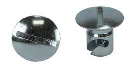 Moroso 084663713491 Quick Fastener Oval Head 7/16 X .400 In Steel Zinc Plated - Set Of 10