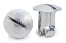 Moroso 084663713606 Oval Head Quick Turn Fastener 7/16 In Body Length Zinc Plated Steel