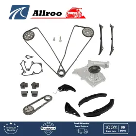 24312-3c100 Munirater Timing Chain Kit Water Pump Set For Hyundai/kia 3.3l 3.8l Santa Fe Sorento Azera