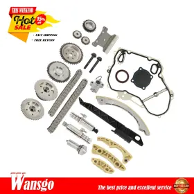 90537337 Munirater Timing Chain Kit Selenoid Actuator Gear Cover Gasket For 2.2l 2.4l Gm Ecotec New