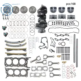 749637 Netuera Rebuild Overhaul Gaskets Bolts Kit With Crankshaft For Hyundai Kia G6dh 3.3l Engine