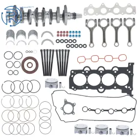 749742 Netuera 1.6l Engine With Crankshaft&rods Overhaul Piston Gasket Kit For Hyundai Kia G4fj
