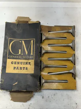 3741946 Oem Nos 1964 Gm Chevrolet Exhaust Valves Set In Box #3741946