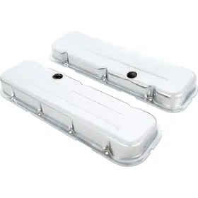 T9844 Oer Authorized 1970-76 Chevrolet Chrome Valve Covers Inch 454 Logo Short Profile