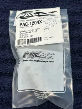 Pac-1204x Pac Racing Springs Pac1204x 1 Rpm Series Valve New