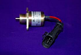 Perkins 2848a281 Solenoid Fuel Shutdown 1498114 5945-01-515-5631