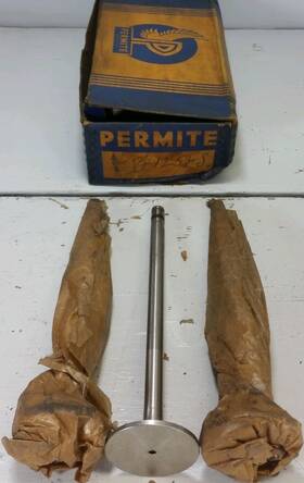 Permite D1259s 3 New Exhaust Valves Newer Number As1757 Vintage