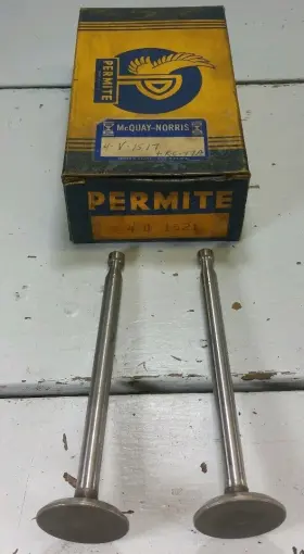 D1521 Permite 2 New Nos Exhaust Valve Mcquay V1517 1951-73 Jeep 134 Vintage