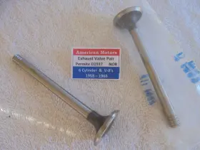 D1937 Permite Ameriican Motors 1958-1966 Nor Exhaust Valve Pair