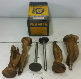 V1758n Permite 6 New Nos Intake Valves V1601 Mcquay Vintage Vtg