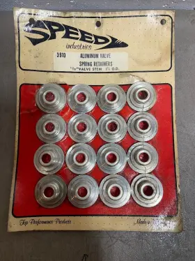 S1073 Pioneer Engineering New 3910 Speed Industries Aluminum Valve Spring Retainers 1 3/8 11/32 Stem