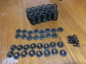 M016m Precision Automotive Valve Springs Retainers Locks Mopar Big Block Set Of 16 Good Used Free Shipping