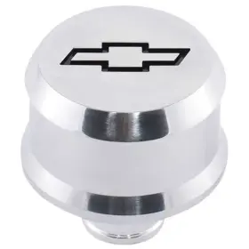 D141854 Proform Auto Parts Slant-edge Die-cast Aluminum Breather Cap - Bowtie Polished With Black Recessed
