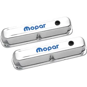 D440905 Proform Auto Parts Mopar Logo Chrysler La/small Block Stamped Steel Valve Cover With Chrome Finish