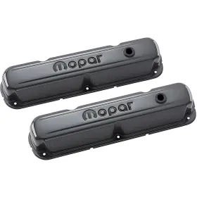 Pf440881 Proform Auto Parts 1964-91 Mopar Stamped Steel Valve Covers Chrysler Sbc La Engines Shark Gray