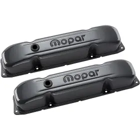 Pf440887 Proform Auto Parts 1958-79 Mopar Stamped Steel Valve Covers Chrysler B/rb Engines Shark Gray