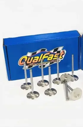 53-100202 Qualcast Stainless Intake Valves/8 For Chevy Sb 283 327 350 400 2.02 Head 4.91