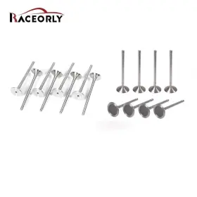 I01015005-1 Raceorly 16 Pcs Engine Valves Intake And Exhaust Set For Audi Vw 2.0 1.8 Ea888