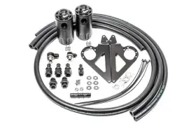 20-0903-fl Radium Engineer Fr-s/brz/86 Dual Catch Can Kit Fluid Lock