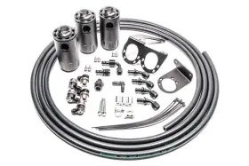 20-0566-fl Radium Engineering For Triple Catch Can Kit Nissan R35 Gt-r Fluid Lock