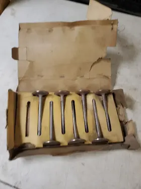 Vi2184 Rebuilders Choice Intake Valves Set Of 7 For 1955-1956 Pontiac 287 316 V8 1.78 Head Nos Oem As Is