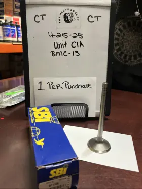 01186 Sb International Sbi Engine Exhaust Valves Sold Individually