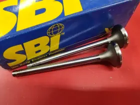 B21a1 Sb International 10414 2 New Sbi Chrome Plated Exhaust Valve #10414 90-91 Honda Prelude 2.1l Dohc