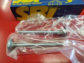 10495 Sb International 2 New Sbi Chrome Intake Valves #10495 91-94 Mitsubishi 4g15 1.5l 12 Valve Colt