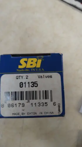 01135 Sbi Engine Valves Fits Ford Passenger Truck 302 351 255 Ca - 2 Pcs