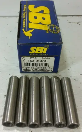 140-9107u Sbi 6 New Engine Valve Guides Vintage Vtg