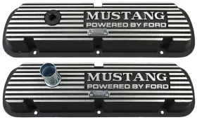 6582n Scott Drake 1964-73 Mustang Inch Powered By Ford Small Block Aluminum Valve Covers