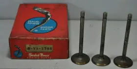 Vi1785 Sealed Power 3 Nos New Engine Valves Vintage